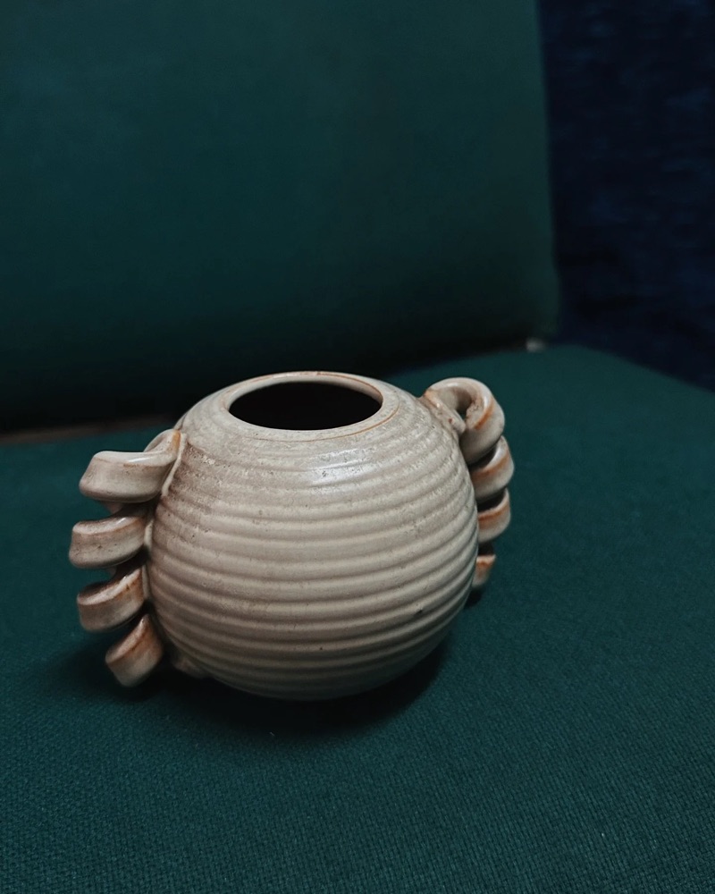 Collectible Scandinavian art deco vase by Andersson & Johansson, Höganäs, Sweden 1930-1…