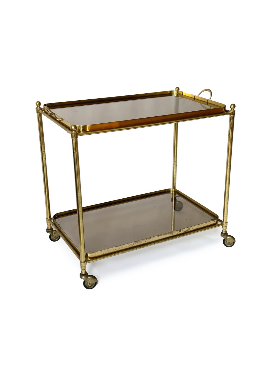 Brass bar cart, 1960's