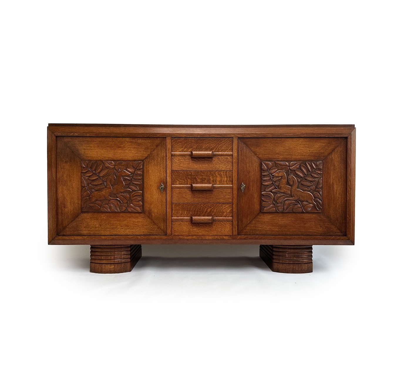 1940's Art Deco Credenza in oak