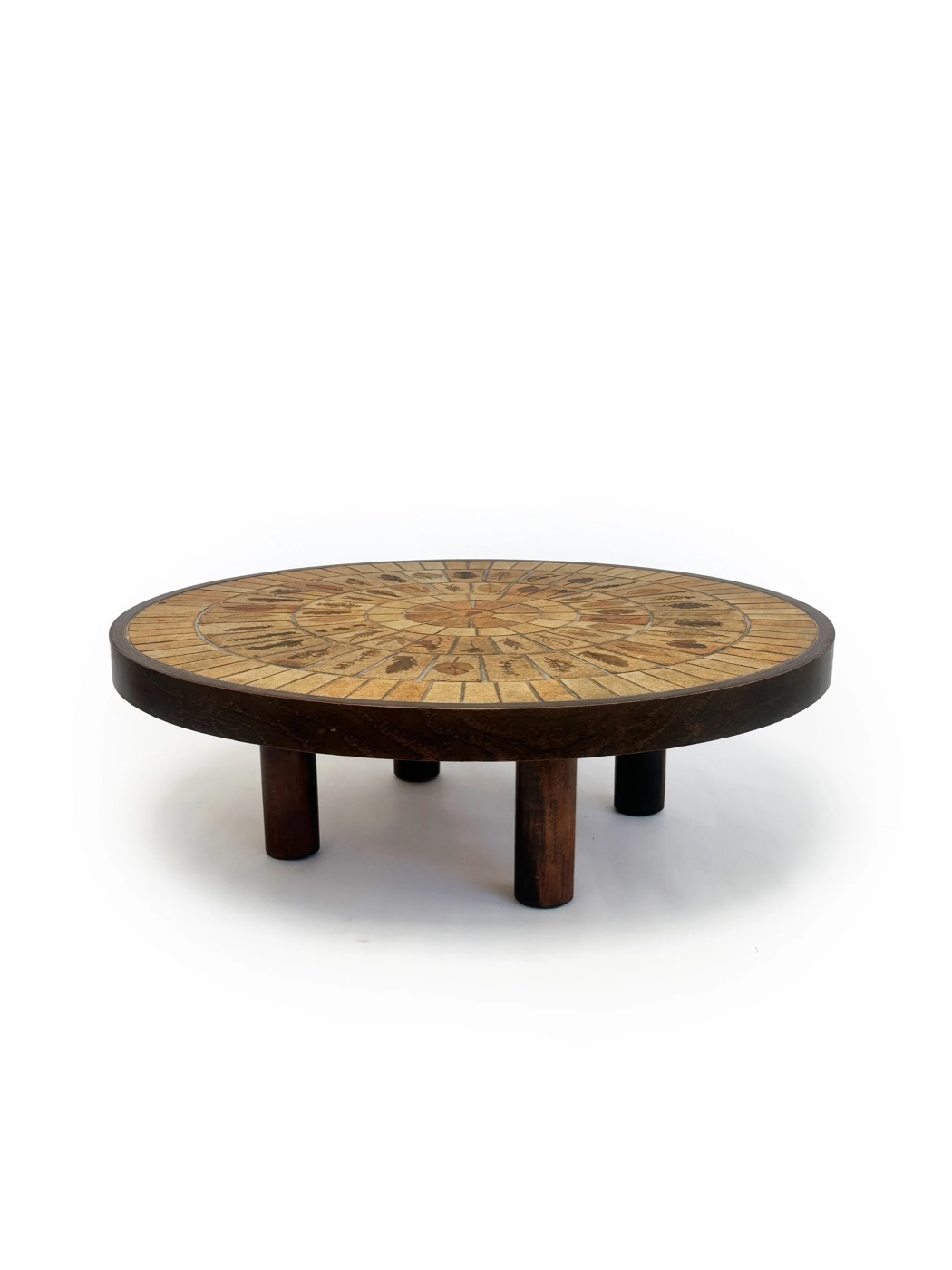 "Les Herbiers" low table by Roger Capron, France