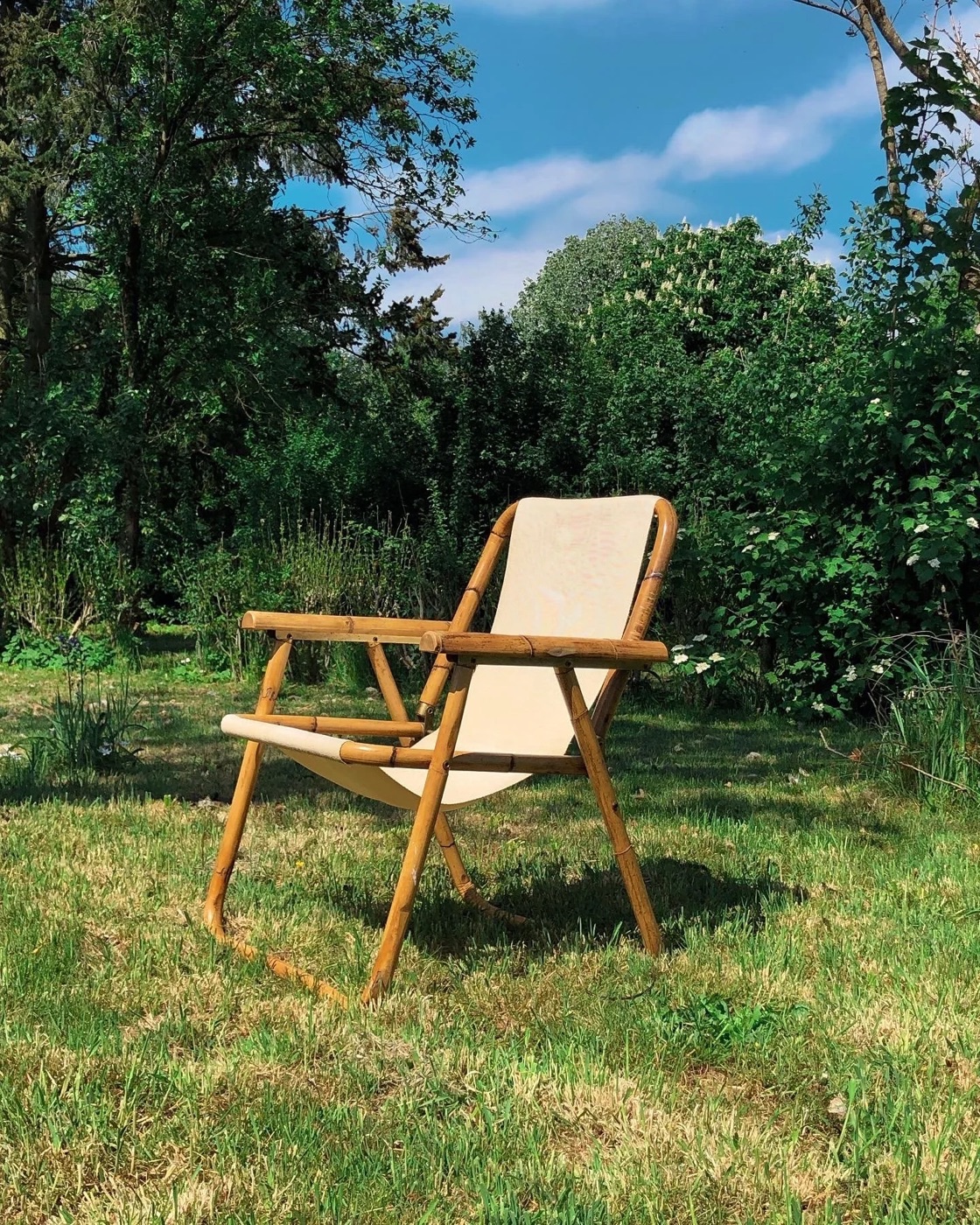 Bamboo garden chair Rafaela Crespi