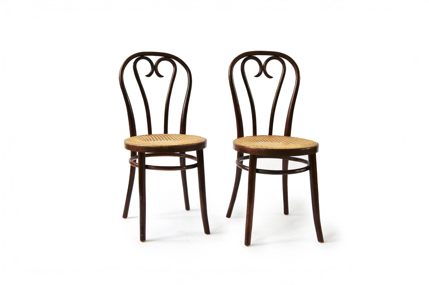 Pair of 1930's bistro chairs
